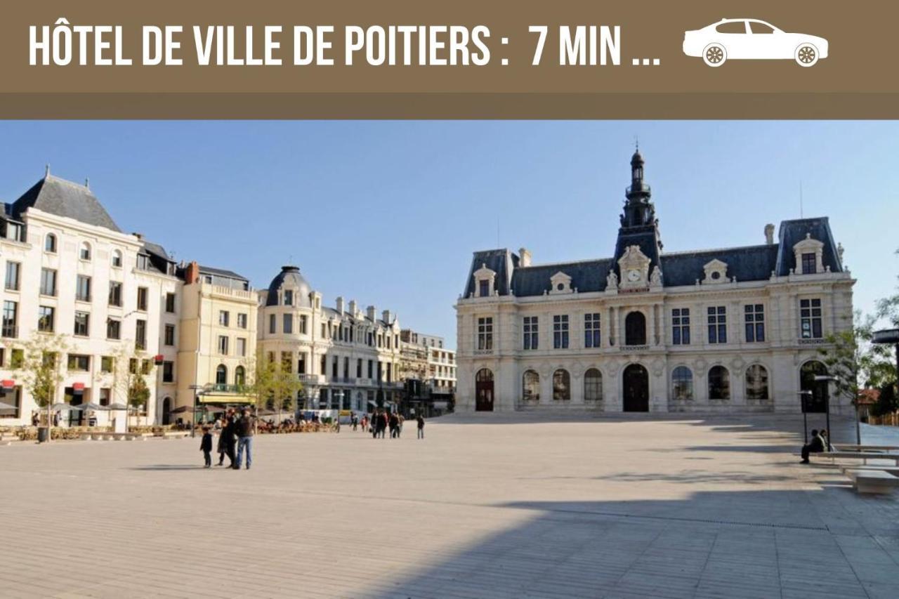 Bellejoie - Appartement T3- Poitiers Sud - Direct Futuroscope - Parking Et Wifi Gratuit المظهر الخارجي الصورة